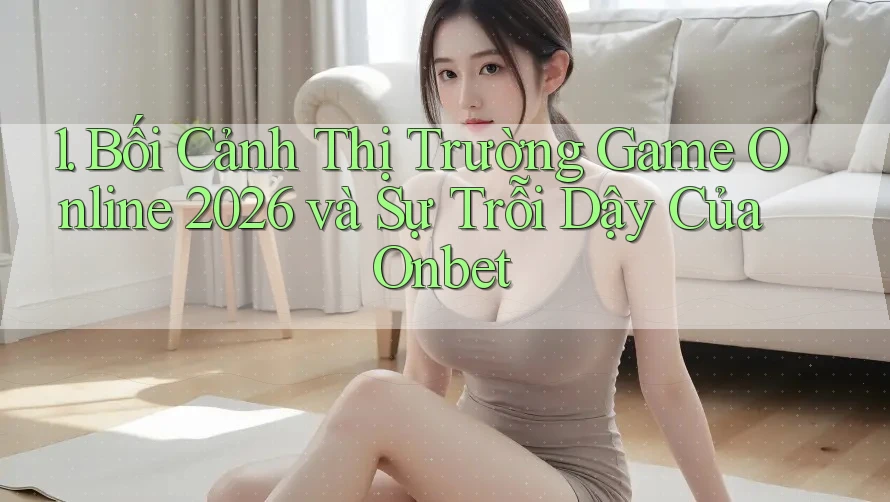 1. Bối Cảnh Thị Trường Game Online 2026 và Sự Trỗi Dậy Của Onbet