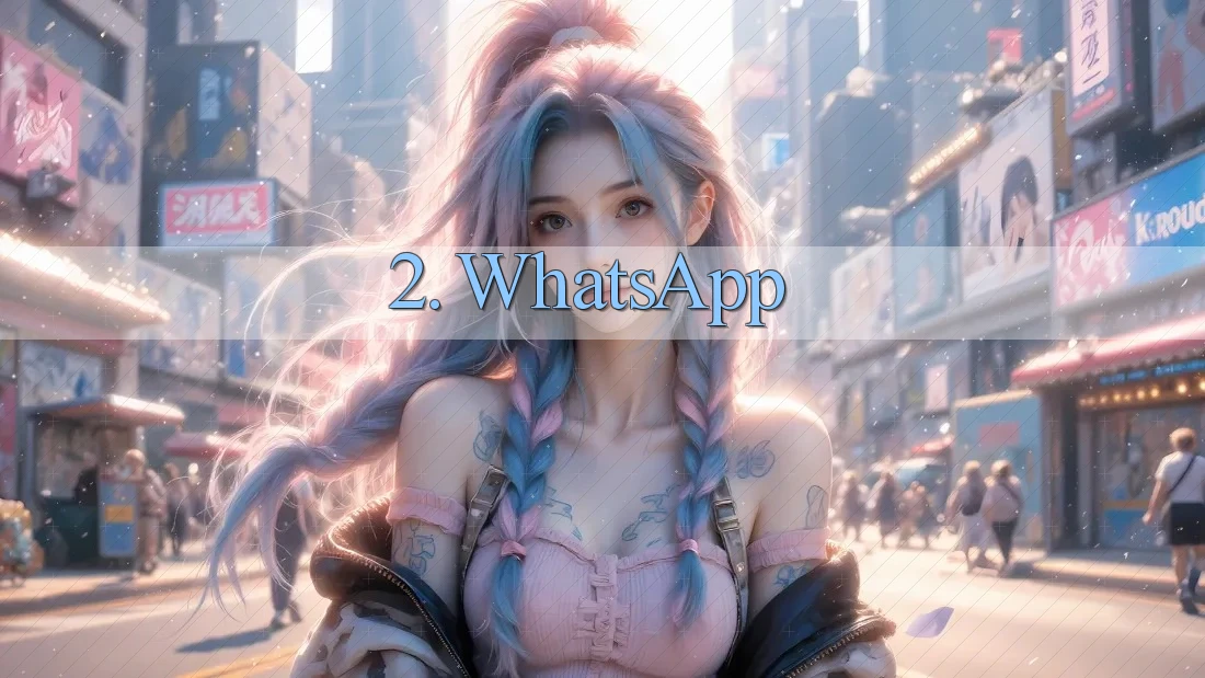 2. WhatsApp 2. WhatsApp