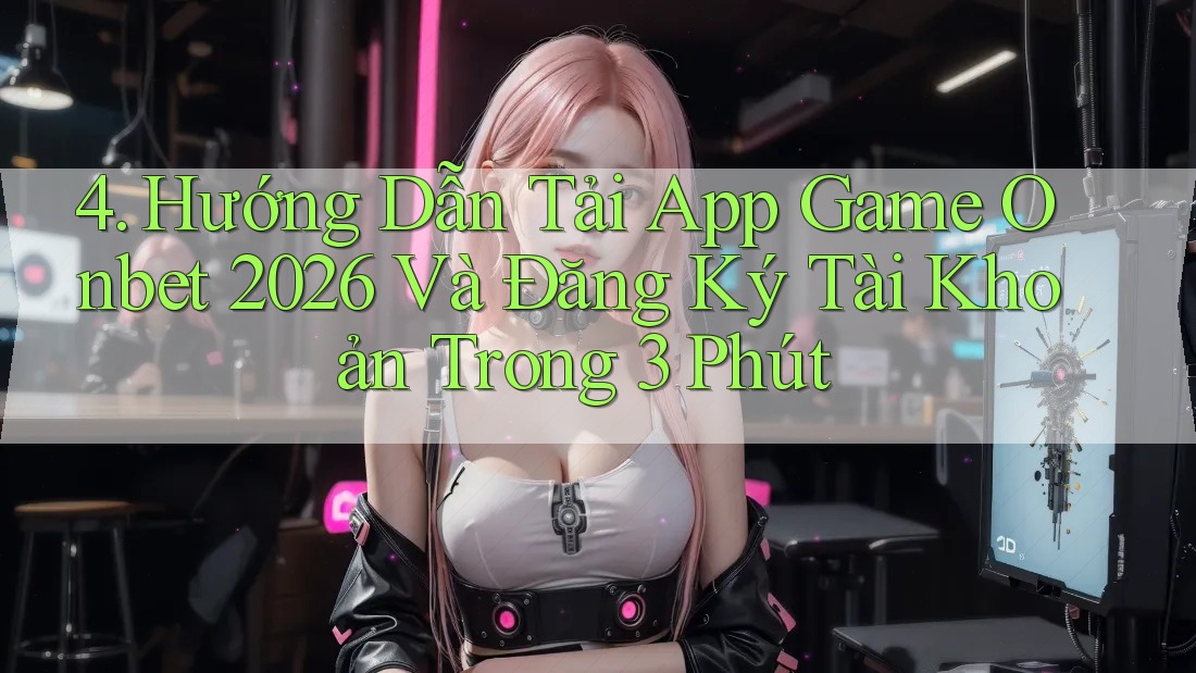 4. Hướng Dẫn Tải App Game Onbet 2026 Và Đăng Ký Tài Khoản Trong 3 Phút
