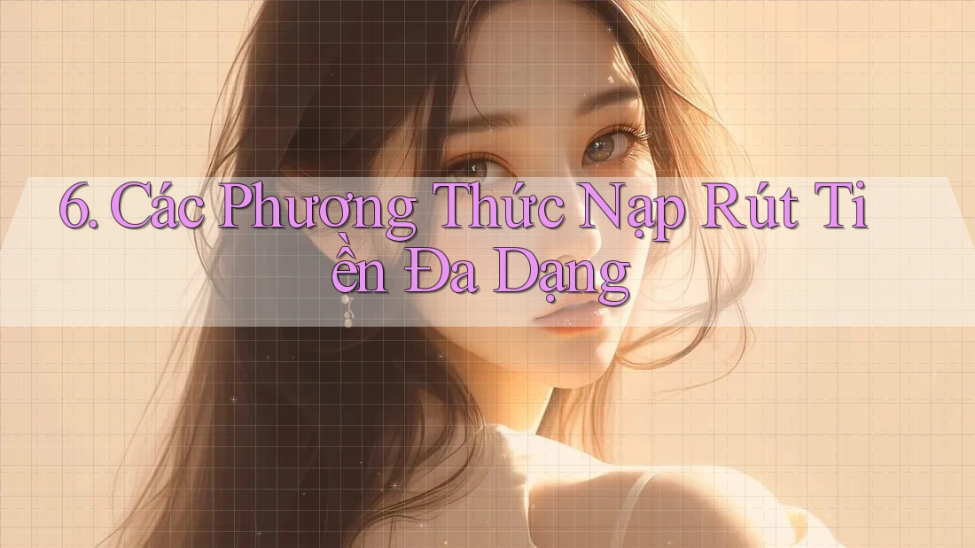 6. Các Phương Thức Nạp Rút Tiền Đa Dạng 6. Các Phương Thức Nạp Rút Tiền Đa Dạng