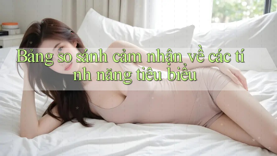 Bảng so sánh cảm nhận về các tính năng tiêu biểu Bảng so sánh cảm nhận về các tính năng tiêu biểu