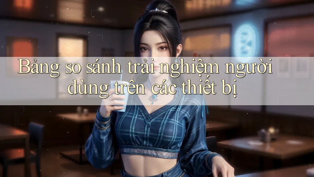 Bảng so sánh trải nghiệm người dùng trên các thiết bị Bảng so sánh trải nghiệm người dùng trên các thiết bị