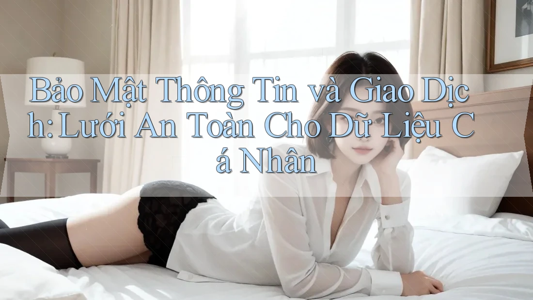 Bảo Mật Thông Tin và Giao Dịch: Lưới An Toàn Cho Dữ Liệu Cá Nhân