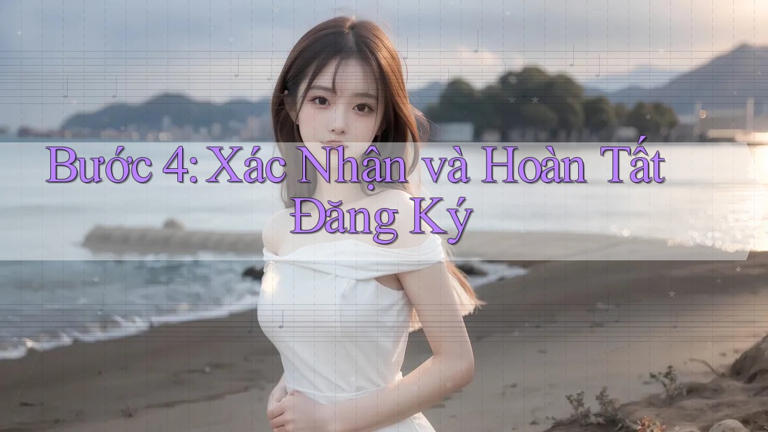 Bước 4: Xác Nhận Và Hoàn Tất Đăng Ký Bước 4: Xác Nhận Và Hoàn Tất Đăng Ký