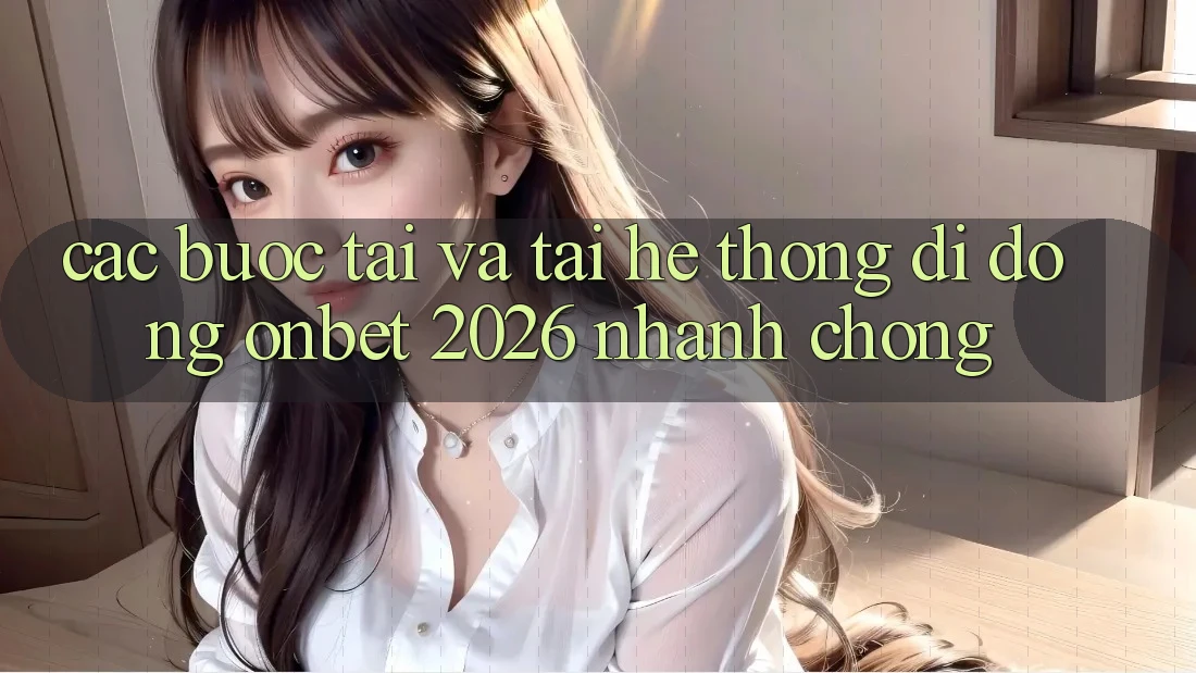 Các bước Tải Và Tải Hệ thống di động Onbet 2026 Nhanh Chóng Các bước Tải Và Tải Hệ thống di động Onbet 2026 Nhanh Chóng