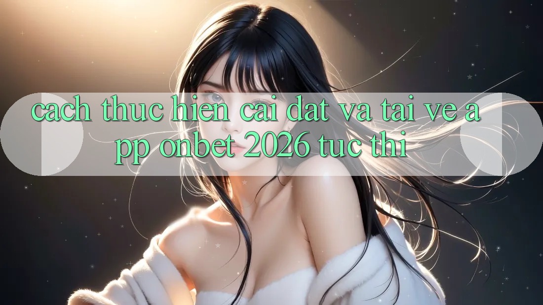 Cách thực hiện Cài đặt Và Tải về App Onbet 2026 Tức thì Cách thực hiện Cài đặt Và Tải về App Onbet 2026 Tức thì