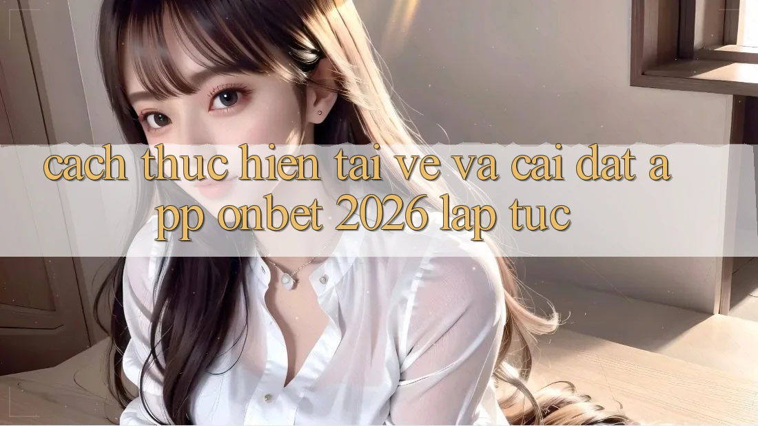Cách thực hiện Tải về Và Cài Đặt App Onbet 2026 Lập tức Cách thực hiện Tải về Và Cài Đặt App Onbet 2026 Lập tức