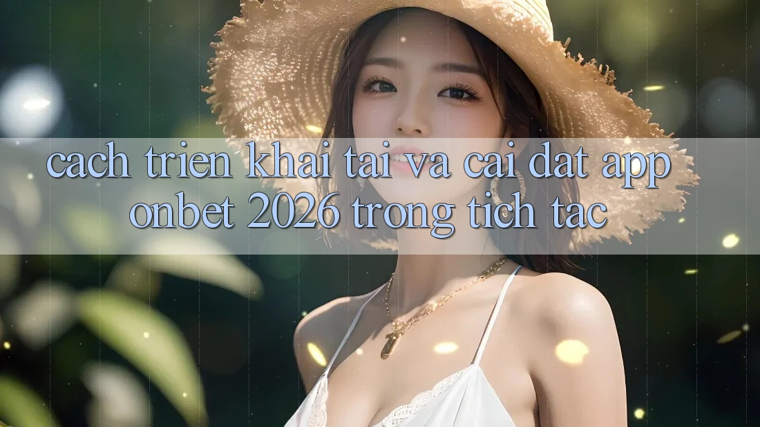 Cách triển khai Tải Và Cài Đặt App Onbet 2026 Trong tích tắc Cách triển khai Tải Và Cài Đặt App Onbet 2026 Trong tích tắc