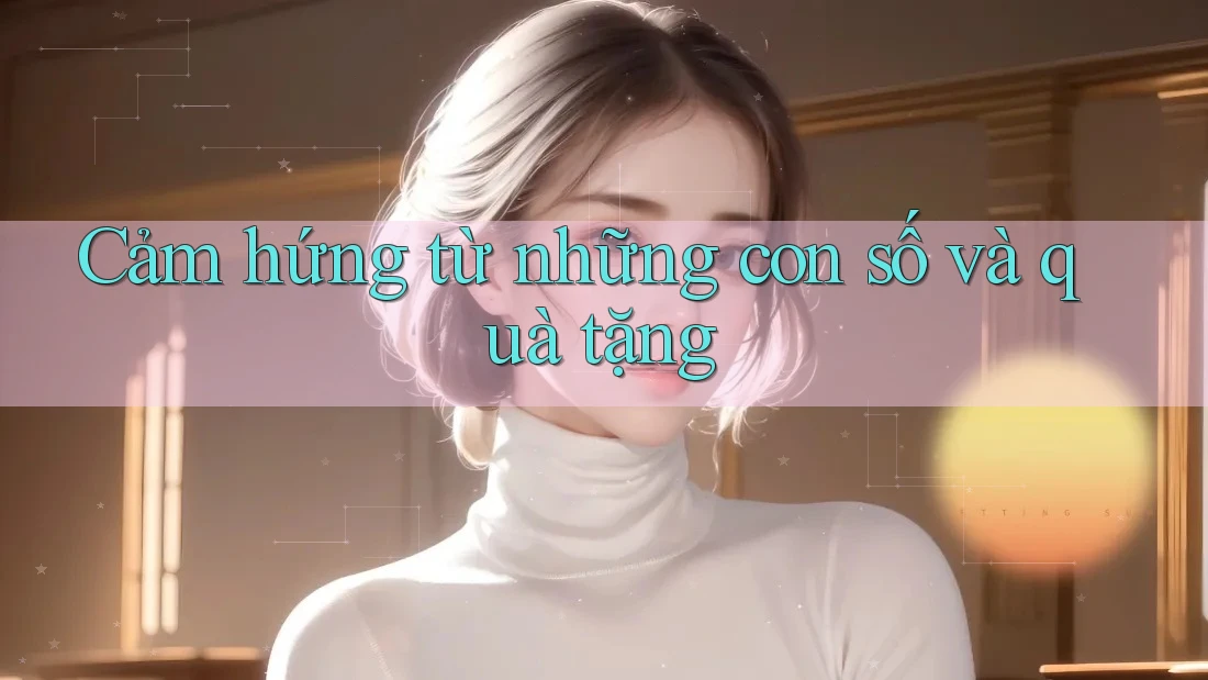 Cảm hứng từ những con số và quà tặng Cảm hứng từ những con số và quà tặng