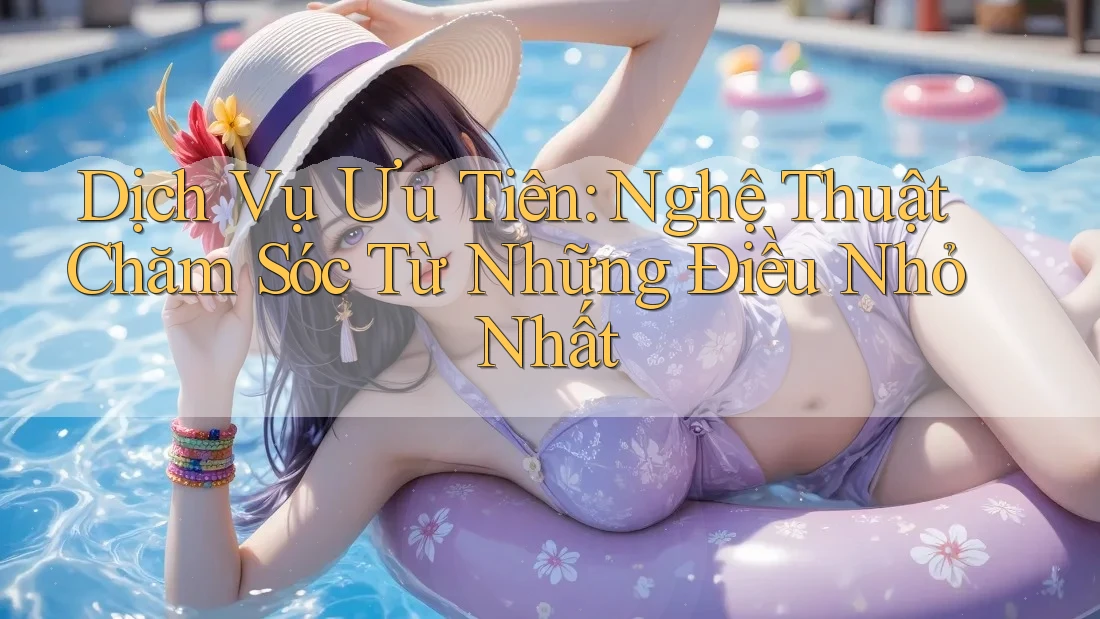 Dịch Vụ Ưu Tiên: Nghệ Thuật Chăm Sóc Từ Những Điều Nhỏ Nhất