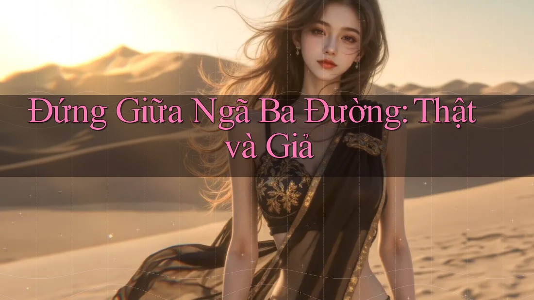 Đứng Giữa Ngã Ba Đường: Thật và Giả Đứng Giữa Ngã Ba Đường: Thật và Giả