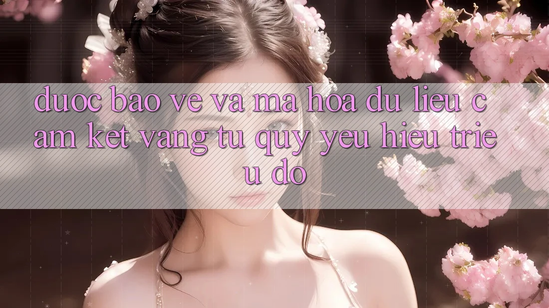 Được bảo vệ Và Mã hóa dữ liệu: Cam Kết Vàng Từ Quý yêu Hiệu Triệu Đô Được bảo vệ Và Mã hóa dữ liệu: Cam Kết Vàng Từ Quý yêu Hiệu Triệu Đô