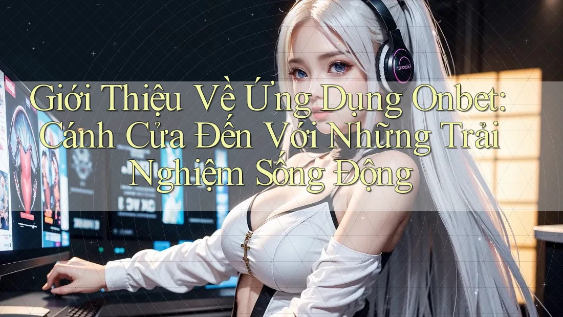 Giới Thiệu Về Ứng Dụng Onbet: Cánh Cửa Đến Với Những Trải Nghiệm Sống Động