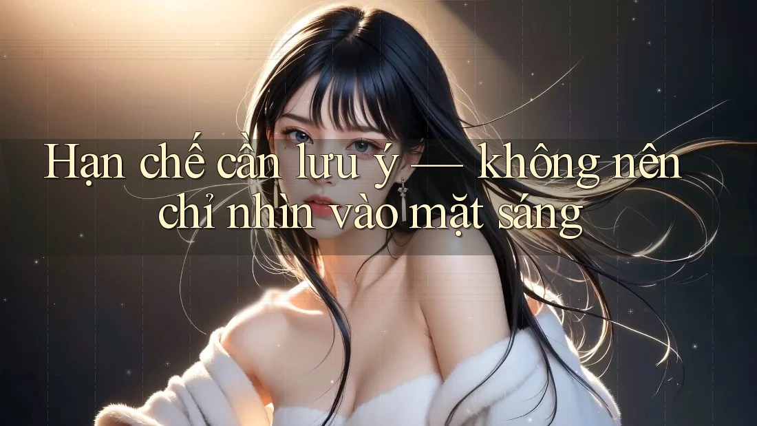 Hạn chế cần lưu ý — không nên chỉ nhìn vào mặt sáng Hạn chế cần lưu ý — không nên chỉ nhìn vào mặt sáng