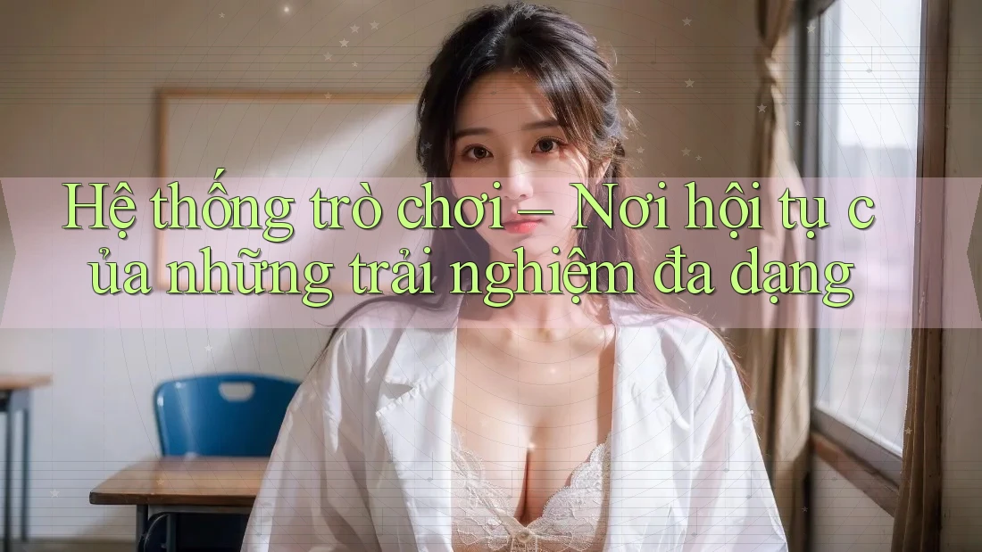 Hệ thống trò chơi – Nơi hội tụ của những trải nghiệm đa dạng Hệ thống trò chơi – Nơi hội tụ của những trải nghiệm đa dạng