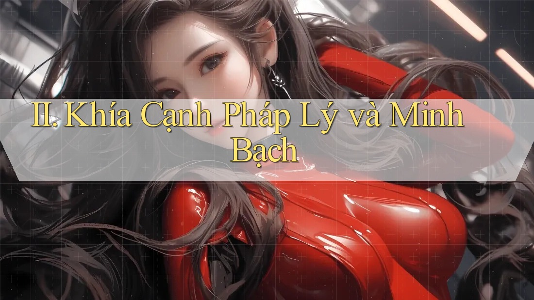 II. Khía Cạnh Pháp Lý và Minh Bạch II. Khía Cạnh Pháp Lý và Minh Bạch