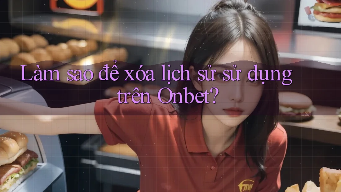 Làm sao để xóa lịch sử sử dụng trên Onbet? Làm sao để xóa lịch sử sử dụng trên Onbet?