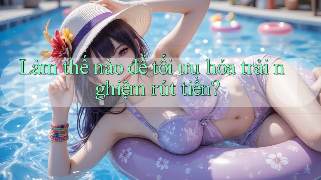 Làm thế nào để tối ưu hóa trải nghiệm rút tiền? Làm thế nào để tối ưu hóa trải nghiệm rút tiền?