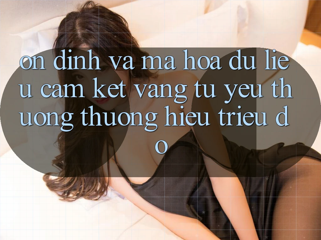 Ổn định Và Mã hóa dữ liệu: Cam Kết Vàng Từ Yêu thương thương Hiệu Triệu Đô Ổn định Và Mã hóa dữ liệu: Cam Kết Vàng Từ Yêu thương thương Hiệu Triệu Đô
