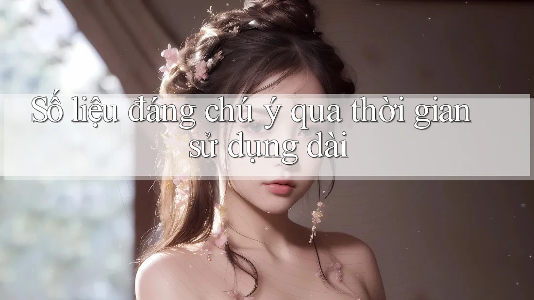 Số liệu đáng chú ý qua thời gian sử dụng dài Số liệu đáng chú ý qua thời gian sử dụng dài