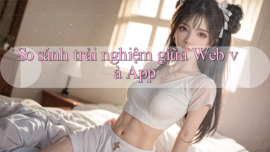 So sánh trải nghiệm giữa Web và App So sánh trải nghiệm giữa Web và App