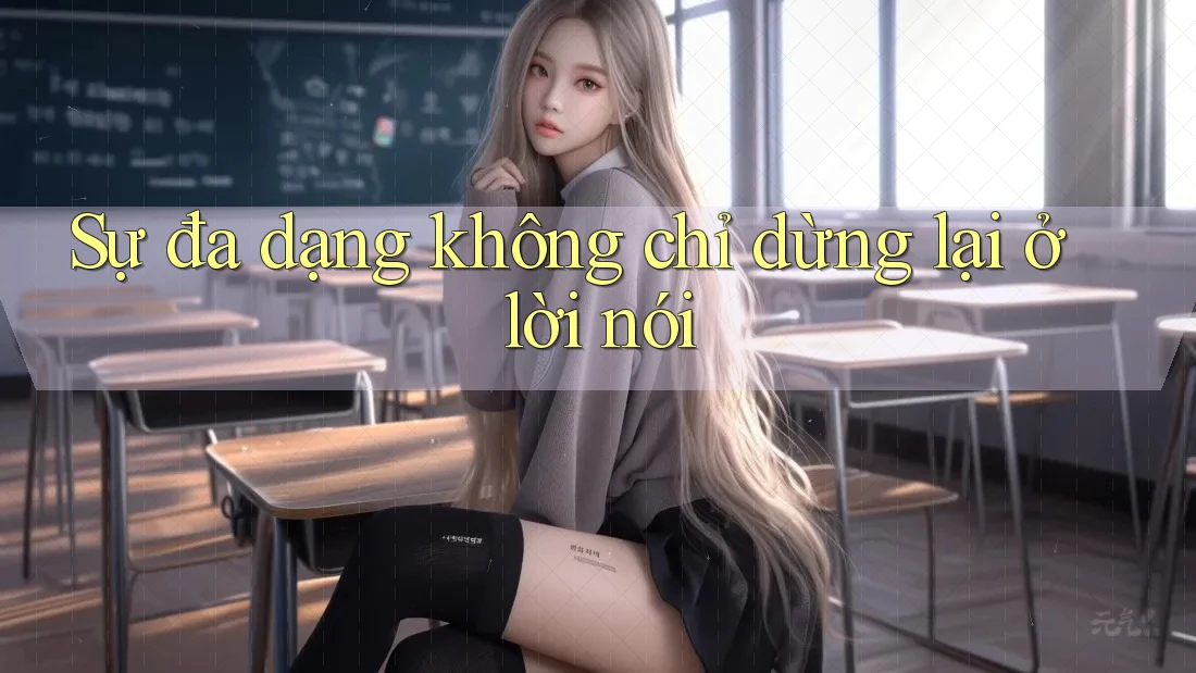 Sự đa dạng không chỉ dừng lại ở lời nói