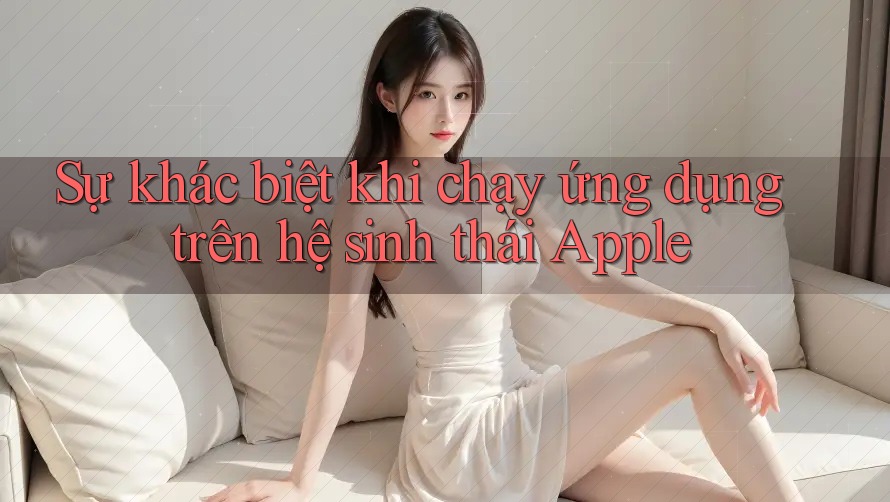 Sự khác biệt khi chạy ứng dụng trên hệ sinh thái Apple Sự khác biệt khi chạy ứng dụng trên hệ sinh thái Apple