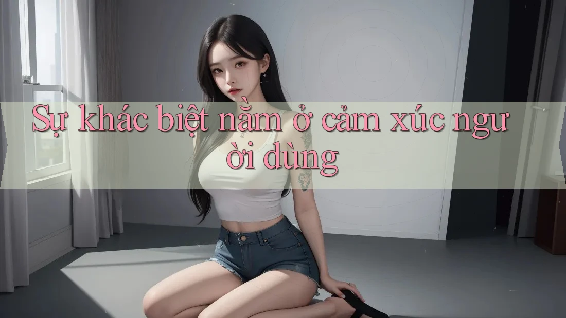 Sự khác biệt nằm ở cảm xúc người dùng Sự khác biệt nằm ở cảm xúc người dùng