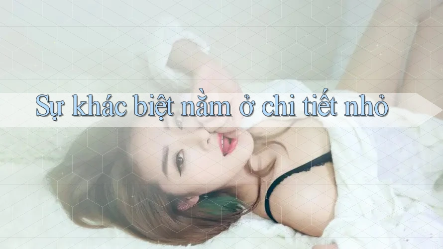 Sự khác biệt nằm ở chi tiết nhỏ Sự khác biệt nằm ở chi tiết nhỏ