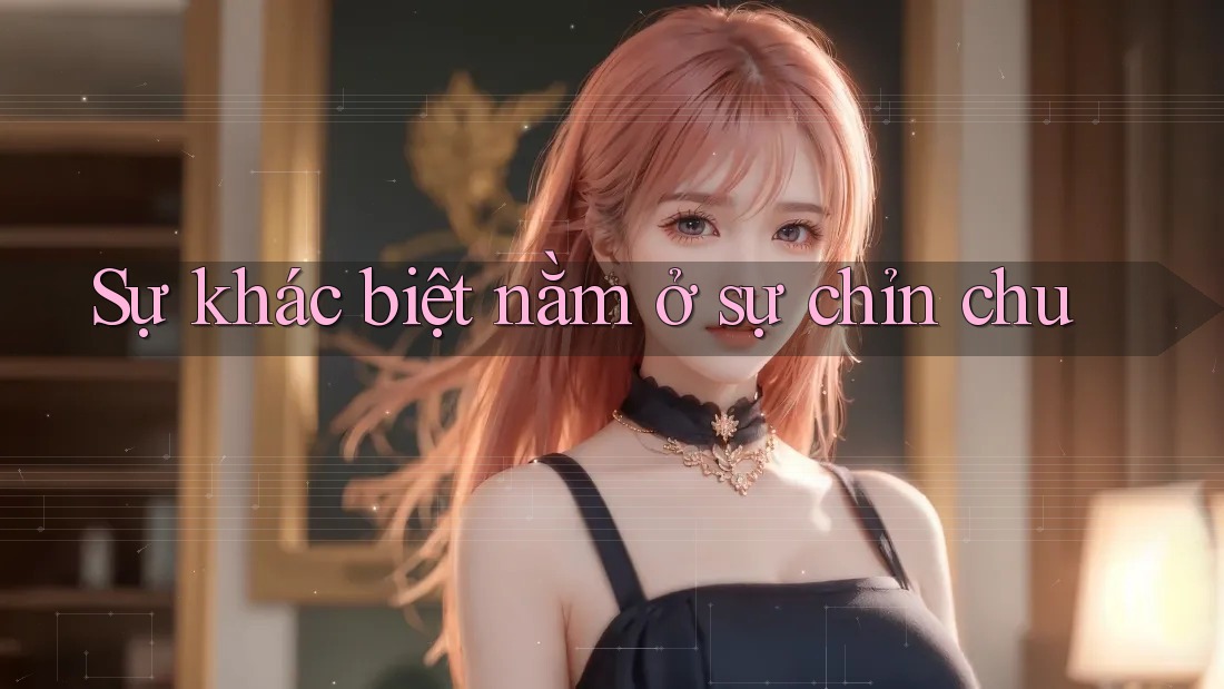 Sự khác biệt nằm ở sự chỉn chu Sự khác biệt nằm ở sự chỉn chu