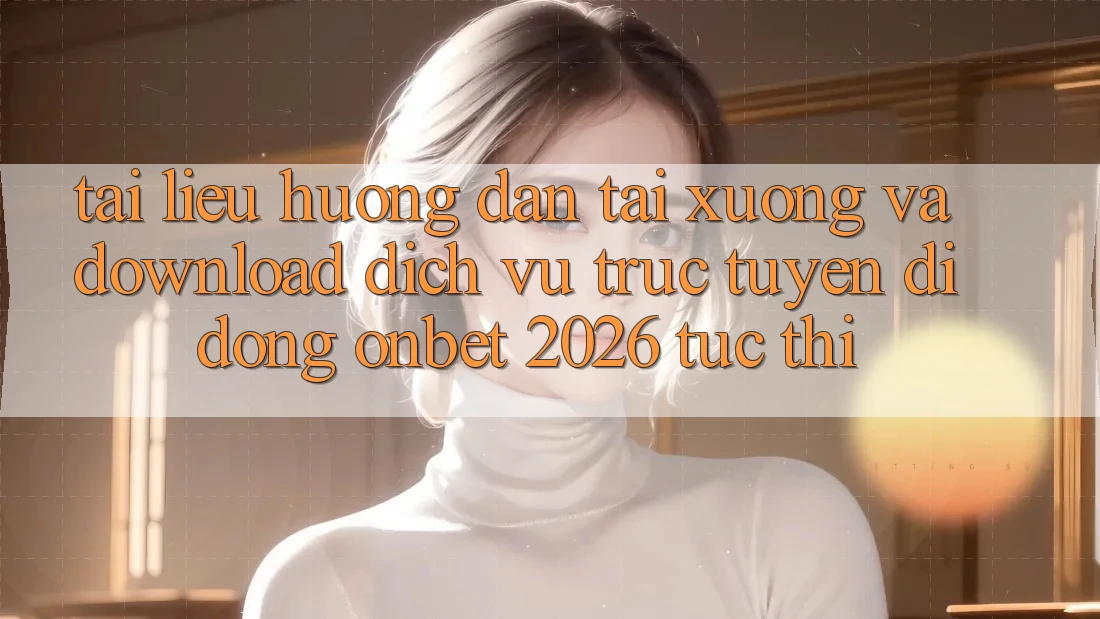 Tài liệu hướng dẫn Tải xuống Và Download Dịch vụ trực tuyến di động Onbet 2026 Tức thì Tài liệu hướng dẫn Tải xuống Và Download Dịch vụ trực tuyến di động Onbet 2026 Tức thì