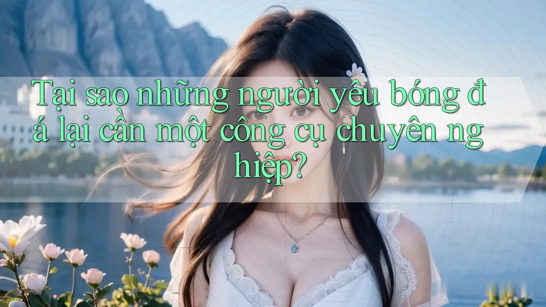 Tại sao những người yêu bóng đá lại cần một công cụ chuyên nghiệp? Tại sao những người yêu bóng đá lại cần một công cụ chuyên nghiệp?