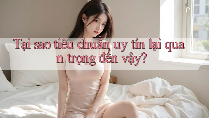 Tại sao tiêu chuẩn uy tín lại quan trọng đến vậy? Tại sao tiêu chuẩn uy tín lại quan trọng đến vậy?