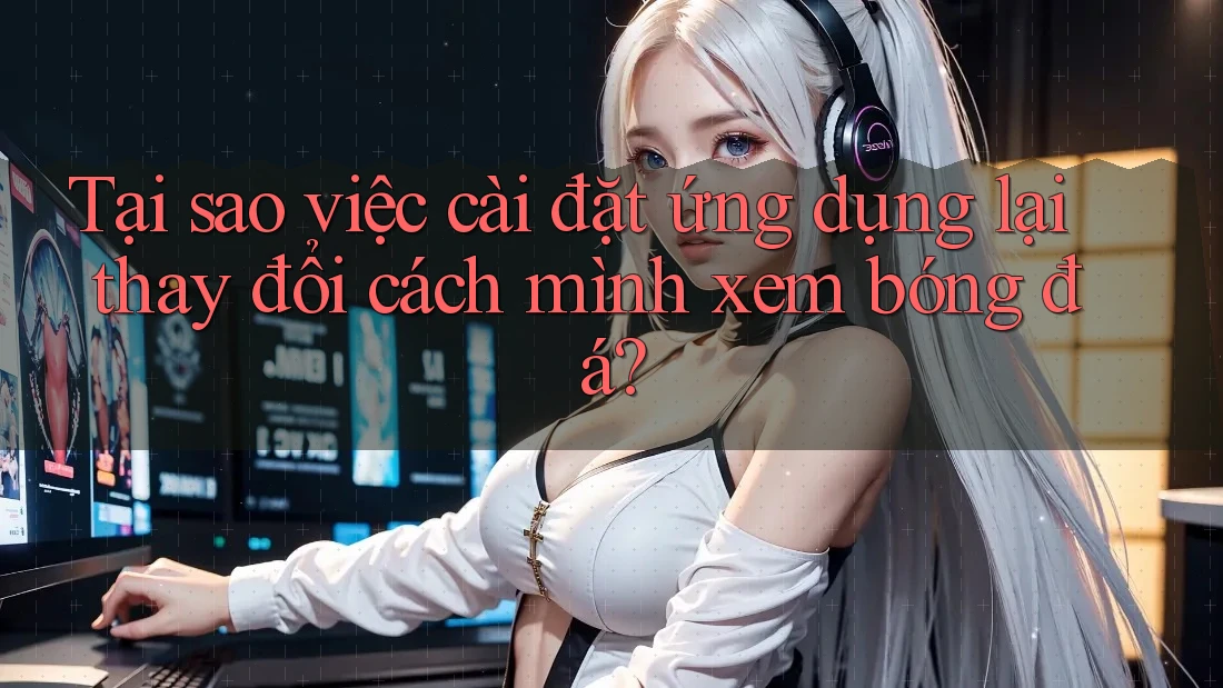 Tại sao việc cài đặt ứng dụng lại thay đổi cách mình xem bóng đá? Tại sao việc cài đặt ứng dụng lại thay đổi cách mình xem bóng đá?