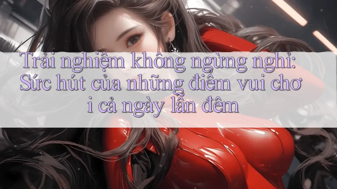 Trải nghiệm không ngừng nghỉ: Sức hút của những điểm vui chơi cả ngày lẫn đêm Trải nghiệm không ngừng nghỉ: Sức hút của những điểm vui chơi cả ngày lẫn đêm