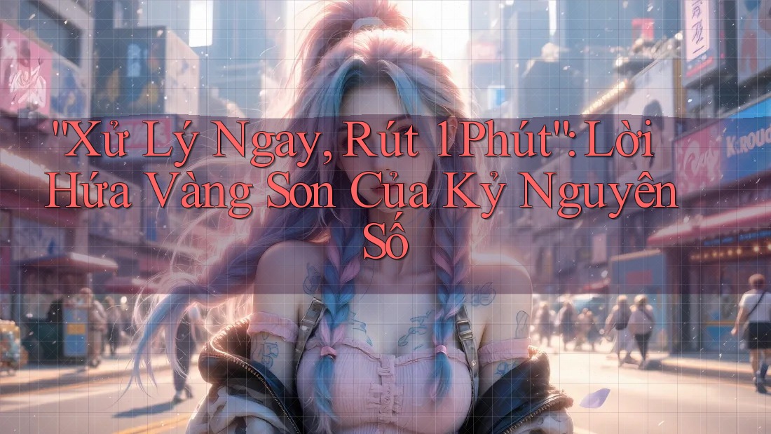 “Xử Lý Ngay, Rút 1 Phút”: Lời Hứa Vàng Son Của Kỷ Nguyên Số “Xử Lý Ngay, Rút 1 Phút”: Lời Hứa Vàng Son Của Kỷ Nguyên Số